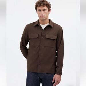 Madewell NWT Men's Brown Button-Up Jacket Shirt and Pants Matching Set